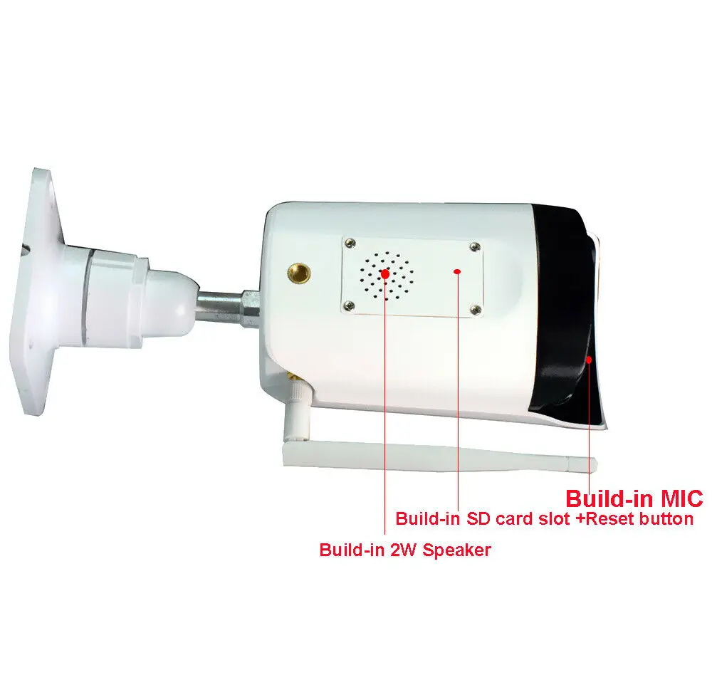  CamHi IMX335 humanoid recognition 4MP 5MP wireless ip camera outdoor IR security camera 128GB SD ca