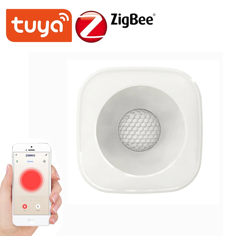Smart Life/Tuya WIFI PIR Motion Sensor Security Burglar Alarm Infrared Detector 