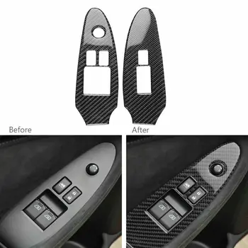 

Sticker Panel Frame Trim For Nissan 370Z 2009-20 2pcs Car Window Lift Switch