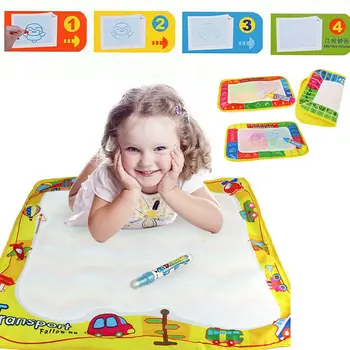 

2020 HOT Water Drawing Painting Writing Mat Board Magic Pen Doodle Gift Kids Toys For Children Intelligent Improvement