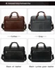 WESTAL men's briefcase bag men's genuine leather laptop bag business tote for document office portable laptop shoulder bag  8523 ► Photo 2/6