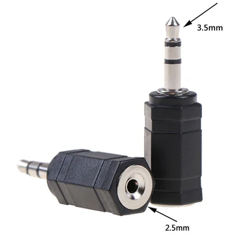 

3.5 Mm Male To 2.5 Mm Female 3.5 To 2.5 Stereo Jack Audio Pc Phone Headphone Earphone Converter Adapter Cable Plug