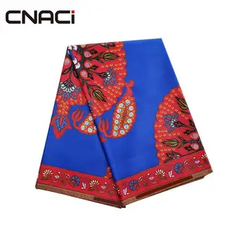 

CNACI African Dashiki Wax Fabric Ankara 6 Yards/Piece Polyester Ankara Fabric African Real Wax Prints Tissus Patchwork For Dress
