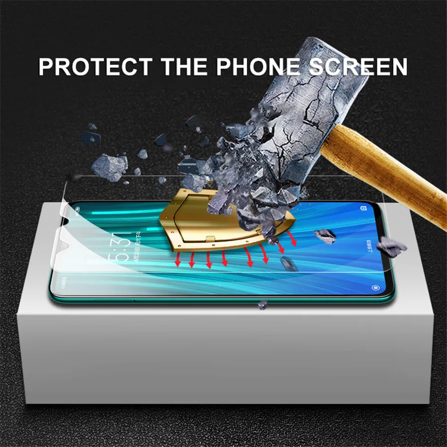 Закаленное стекло для Xiao mi Red mi Note 7 5 6A 8A 8 Pro mi 9T lite A3 Защитное стекло для экрана на красном mi note 7 8 Pro стекло