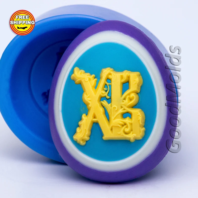 2D Silicone Soap Mold – E is for Eggs 