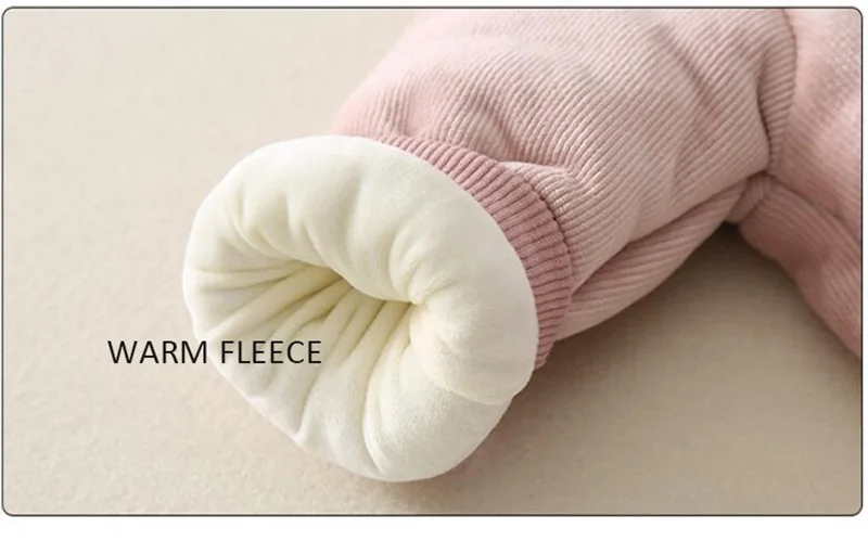 CROAL CHERIE  Newborn Baby Clothes Cute Rabbite Ear Baby Girls Romper Baby Warm Clothing  Warm Fur Fleece Romper For Baby Boys  (9)