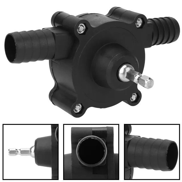 Electric Drill Pump Home Garden Outdoor Tool Portable Mini Hand Self-priming Liquid Transfer Pumps Diesel Oil Fluid Water Pump 1