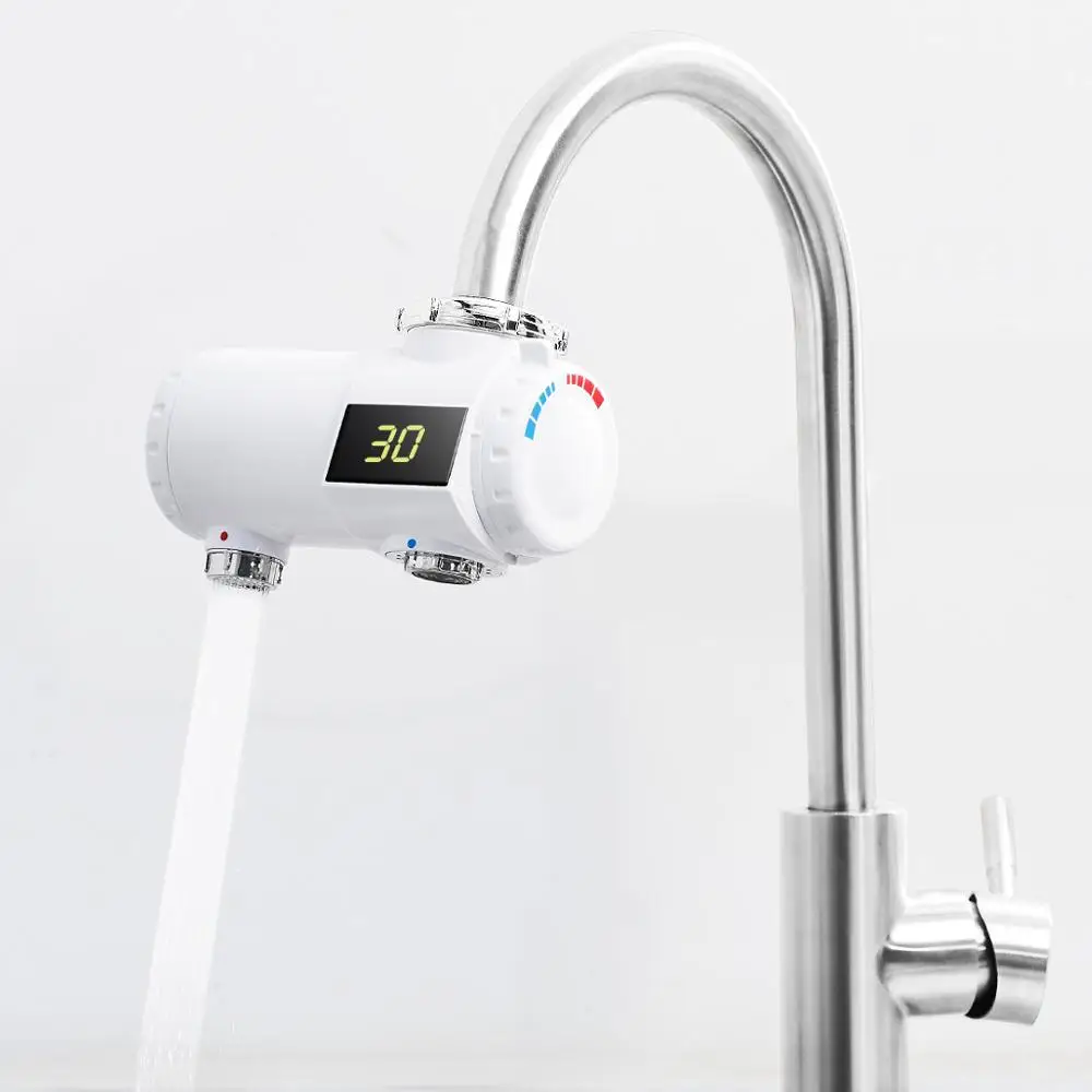 Xiaomi Mijia маленький Электрический водонагреватель для дома кухонный кран, который является горячим и холодным регулируемым светодиодным цифровым дисплеем