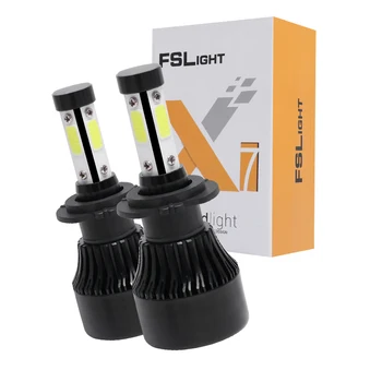 

1 Pair Car Auto H7 X7-COB LED Light Headlight Bulb Waterproof 6500K 8000LM 36W