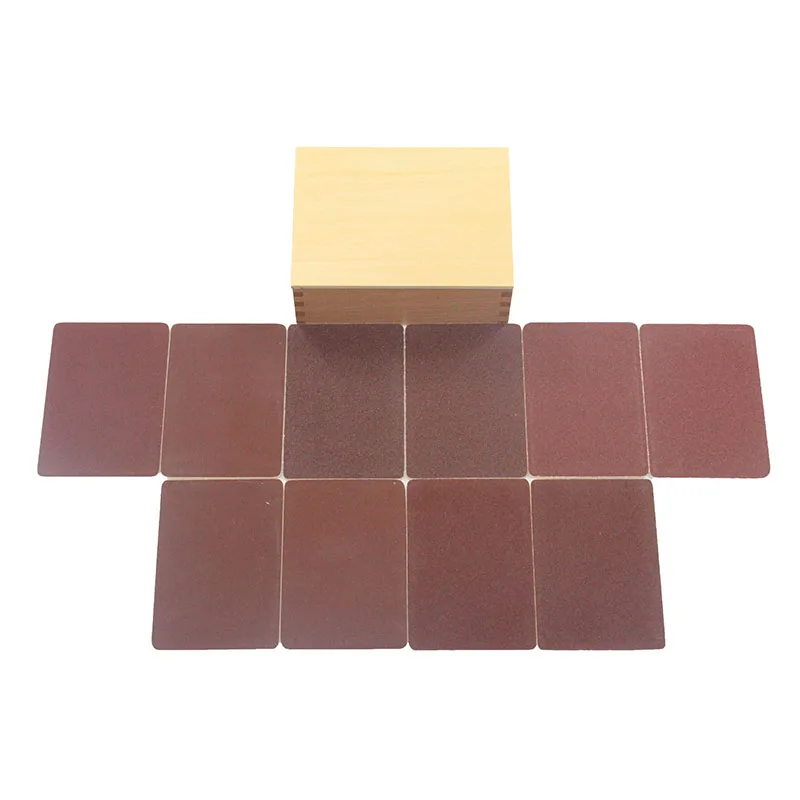  Montessori sensory teaching aids kindergarten children sensory learning wooden toys Touch Boards Wi - 4000241600542