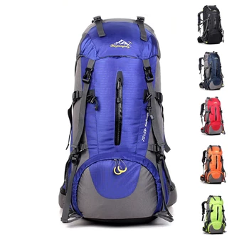 

Camping Backpacks 50L Climbing Sport Bag Waterproof Rucksack Hiking Men Travel Mountain Backpack Rain Cover Outdoor Tourist Bag