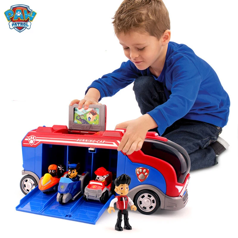 

Paw Patrol Dog Toy Set Puppy Patrol Marshall Rocky Zuma Rescue Big Bus Patrol Car Ryder Captain Toy Patrol Kids Birthday Gift