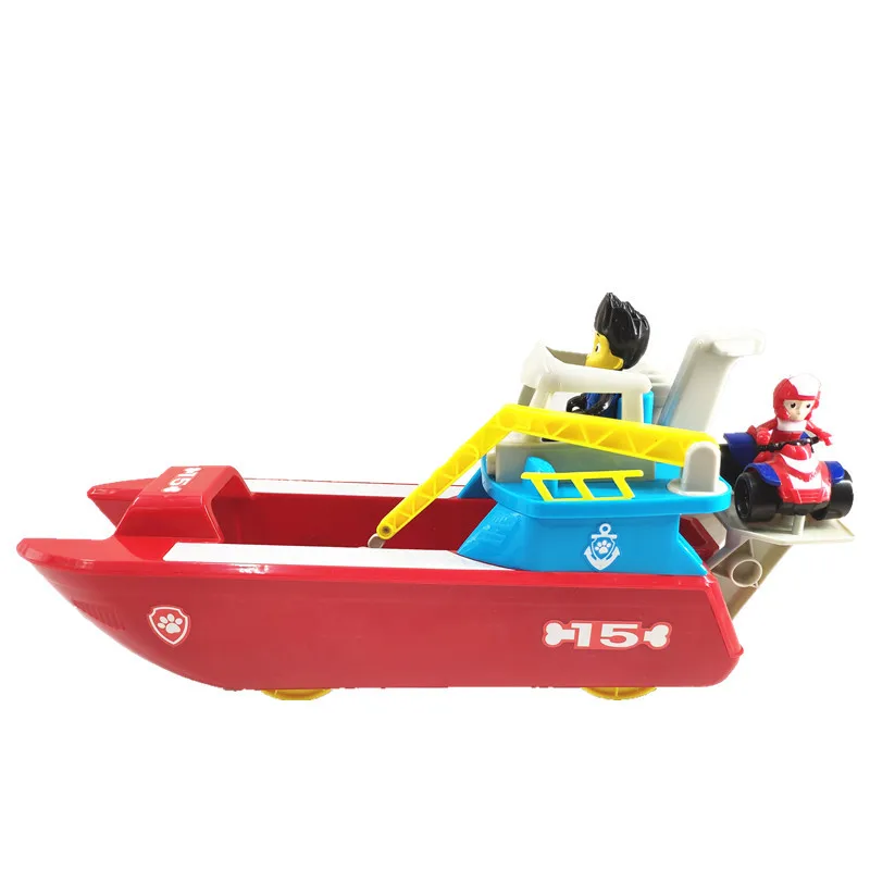 Игрушечные собаки Щенячий патруль (Paw Patrol морской спасательный катер щенок моделирование патруль играть фигурка аниме «Щенячий патруль»