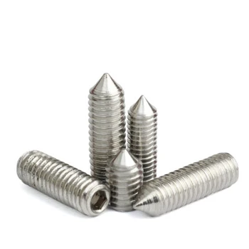 

20pcs 8#-32 Allen tip end screws hex socket headless grups screw tightly set grup bolts stainless steel bolt DIN914