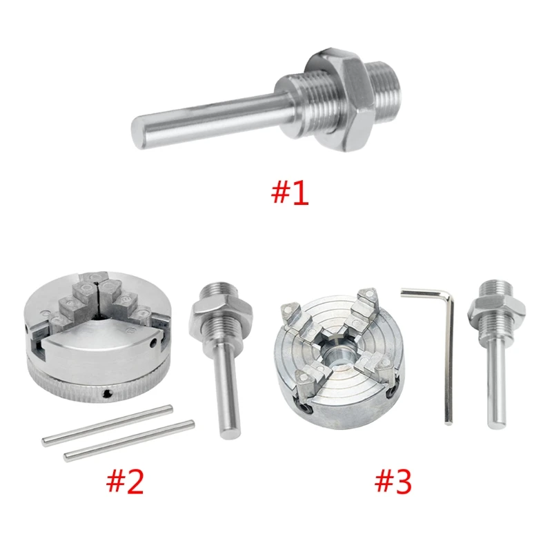 Mini Zinc Alloy 3-Jaw Lathe Chuck with Large Clamping Range in Machine Tool Accessories for Electric Drill 7XEA | Инструменты