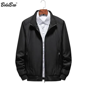 

BOLUBAO Fashion Brand Men Solid Jackets 2020 New Men's Trend Wild Casual Jacket Stand Collar Jacket Coats Male
