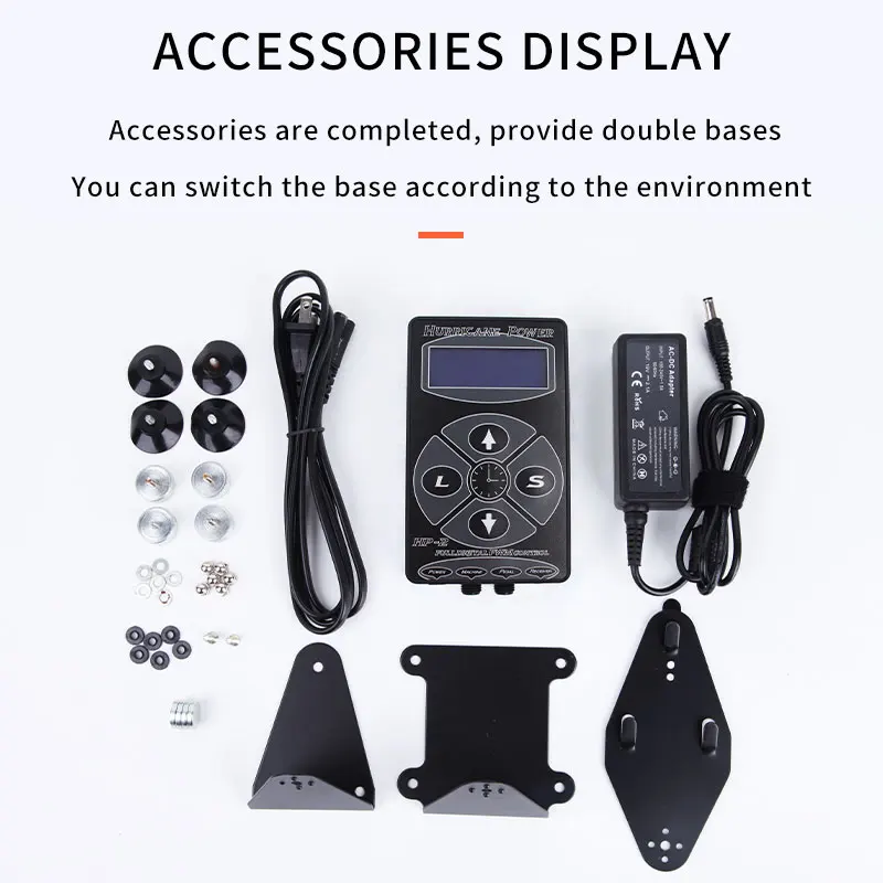 HP-2 Digital LCD Tattoo Power Supply Hurricane Rotary Tattoo Machine Tattoo Supplies Permarent Make