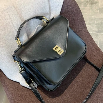 

Vntage Square Tote bag 2020 Fashion New High quality PU Leather Women's Designer Handbag High capacity Shoulder Messenger Bag