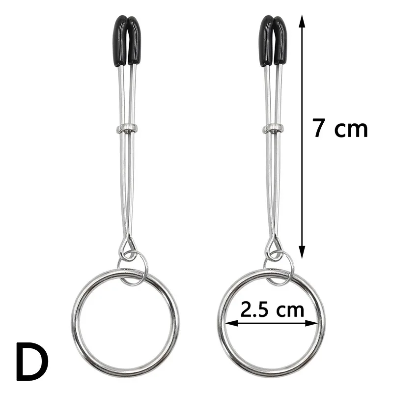 Adjustable Steel Bars Nipple Clamp Clitoris Stimulator BDSM Fetish Flirting Bondage Breast Labia Clips Clit Clamps Accessories sex party toys erotic sex toy sex toys nipple clamp sex bondage toys