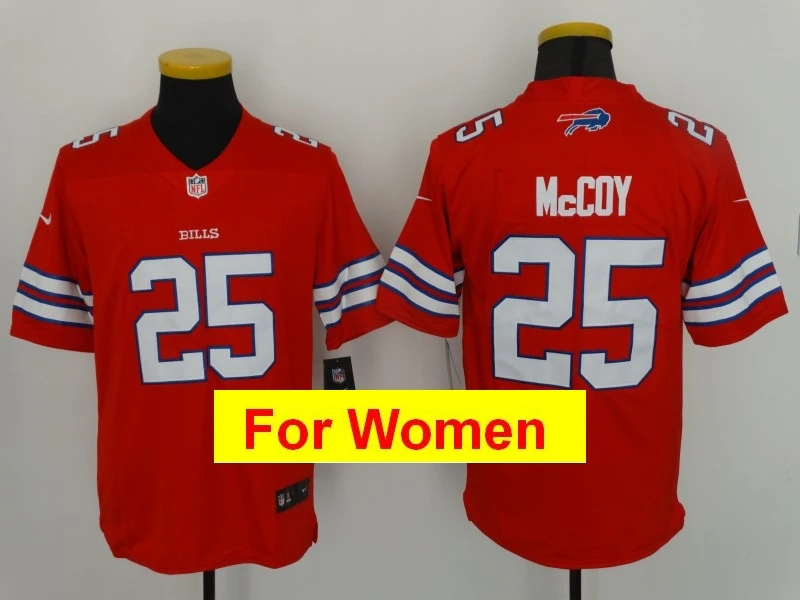 Лаванда Женские майки Buffalo Tre'Davious White Tremaine Edmunds Josh Allen LeSean McCoy Jim Kelly Game color Rush - Цвет: Лаванда