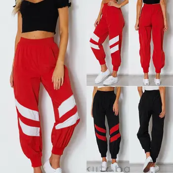 

2020 HOT Casual Loose Geometric Women Sweatpants Jogger Dance Harem Pants Sports Baggy Slacks Trousers Summer Autumn Clothes