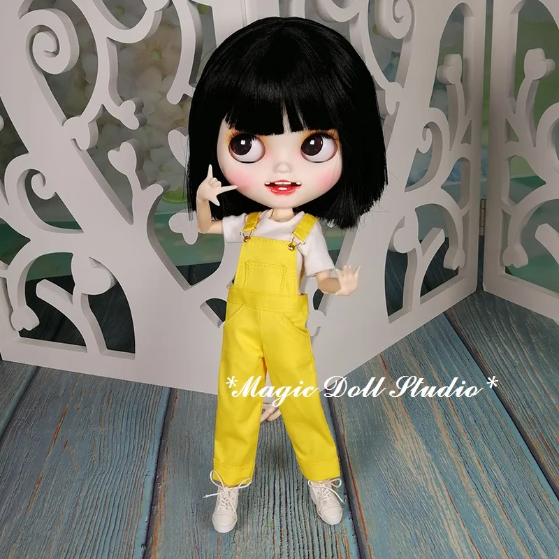 [MG711] новейшие наряды куклы NeoBlythe# Canas Комбинезоны и топ набор подходит для куклы NeoBlythe аксессуары для розничной продажи