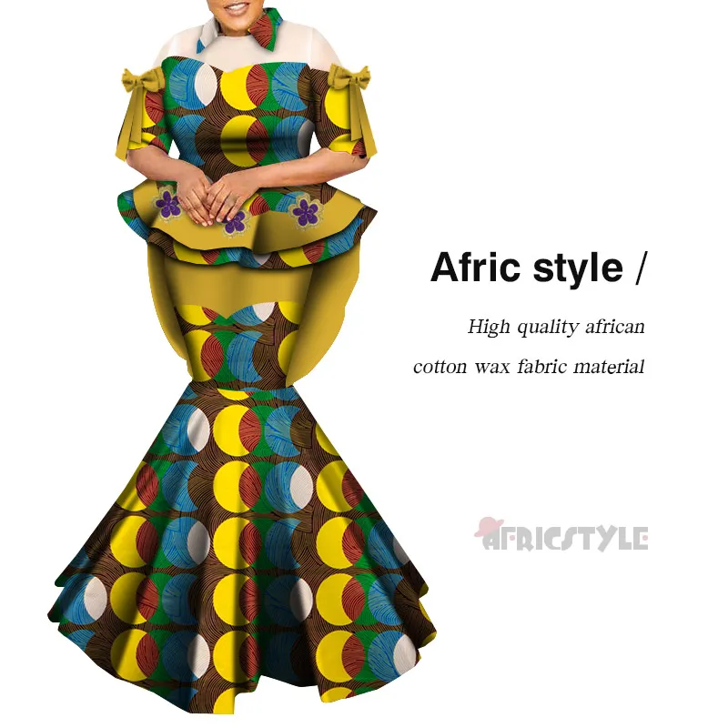 Vestidos africanos para as mulheres bazin riche