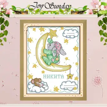 

Patch rabbit cartoon painting Counted Cross Stitch 11CT 14CT Cross Stitch Set Wholesale Cross-stitch Kit Embroidery Needlework