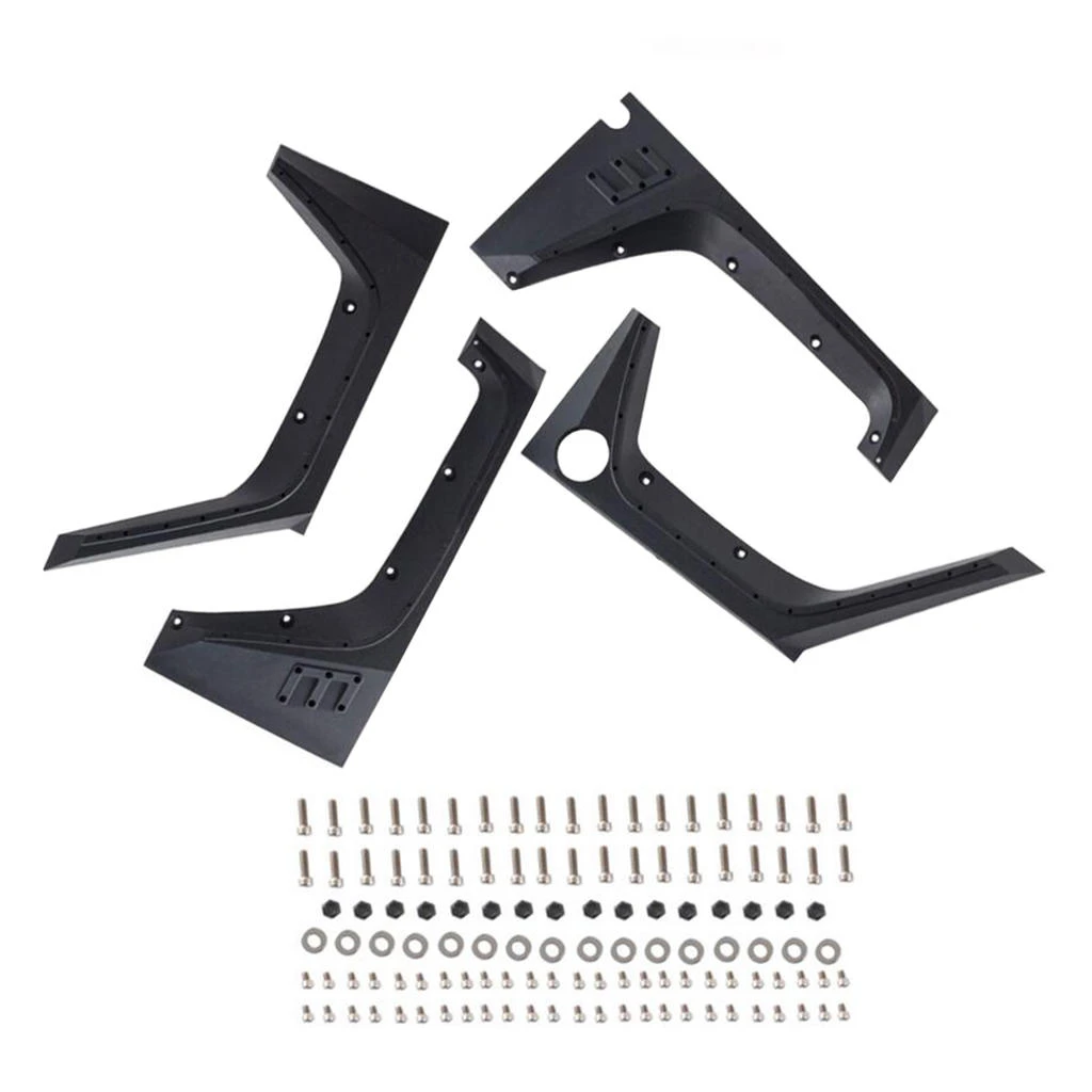 Guardabarros de coche RC a escala 1:10, repuestos para Wrangler Scx10|Partes y accesorios| - AliExpress
