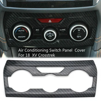 

For Subaru XV/Crosstrek 2018 AC panel trim Carbon Fiber Waterproof 1pc ABS Auto