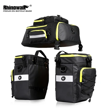 

Waterproof MTB Road Bicycle Bike 3 In 1 Saddle Bag Cycling Double Side Rear Rack Tail Seat Pannier Pack Luggage Carrier 75L