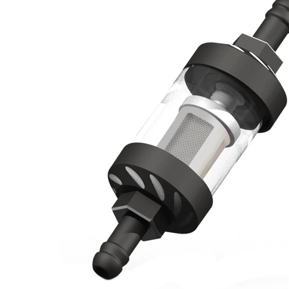 8 мм CNC газовый топливный, масляный фильтр мотоцикл газовый топливный масляный разъем фильтра Топливный фильтр подходит для мотокросса ATV