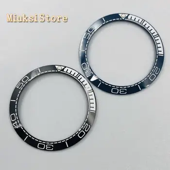 

38mm blue white /black white ceramics watch bezel fit automatic mechanical watch 40mm mens watch bezels