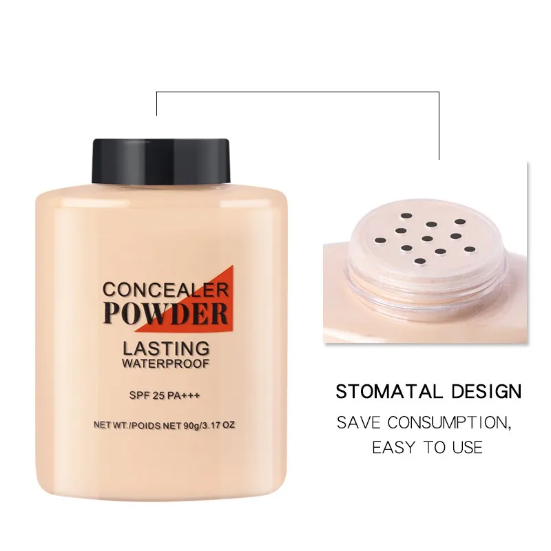 Loose Powder Concealer Face Powders Long lasting Oil control Hiding