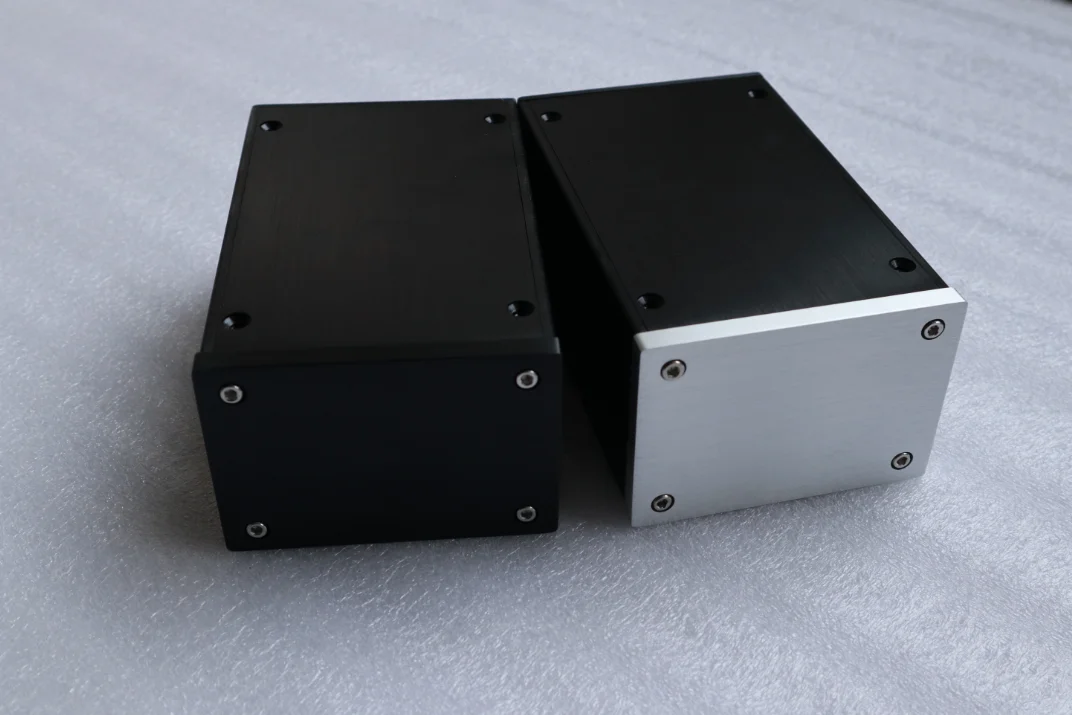 Full aluminum HIFI audio PSU chassis 1070 amplifier enclosure mini desktop box dac case