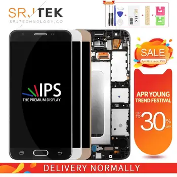 

For Samsung GALAXY J5 Prime Display G570 LCD ON5 2016 Touch Digitizer Screen Sensor Frame J5 Prime 2017 Display Glass G571F LCD