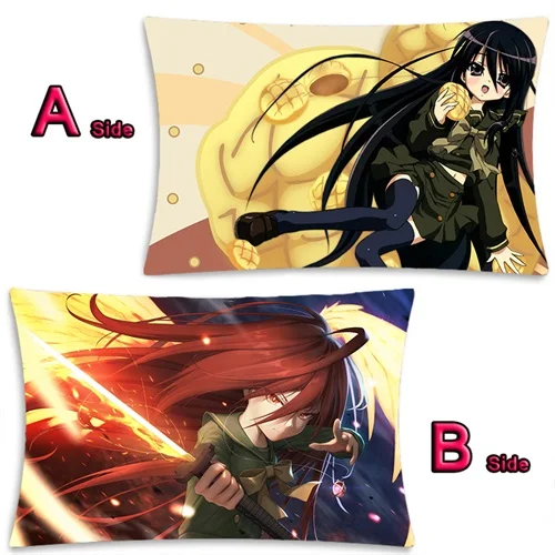 Аниме Shakugan no Shana khamsin обнимающий чехол для подушки для тела, наволочка для кровати, чехол для подушки, сексуальный двусторонний принт, подарки, 2WAY 35x55 см