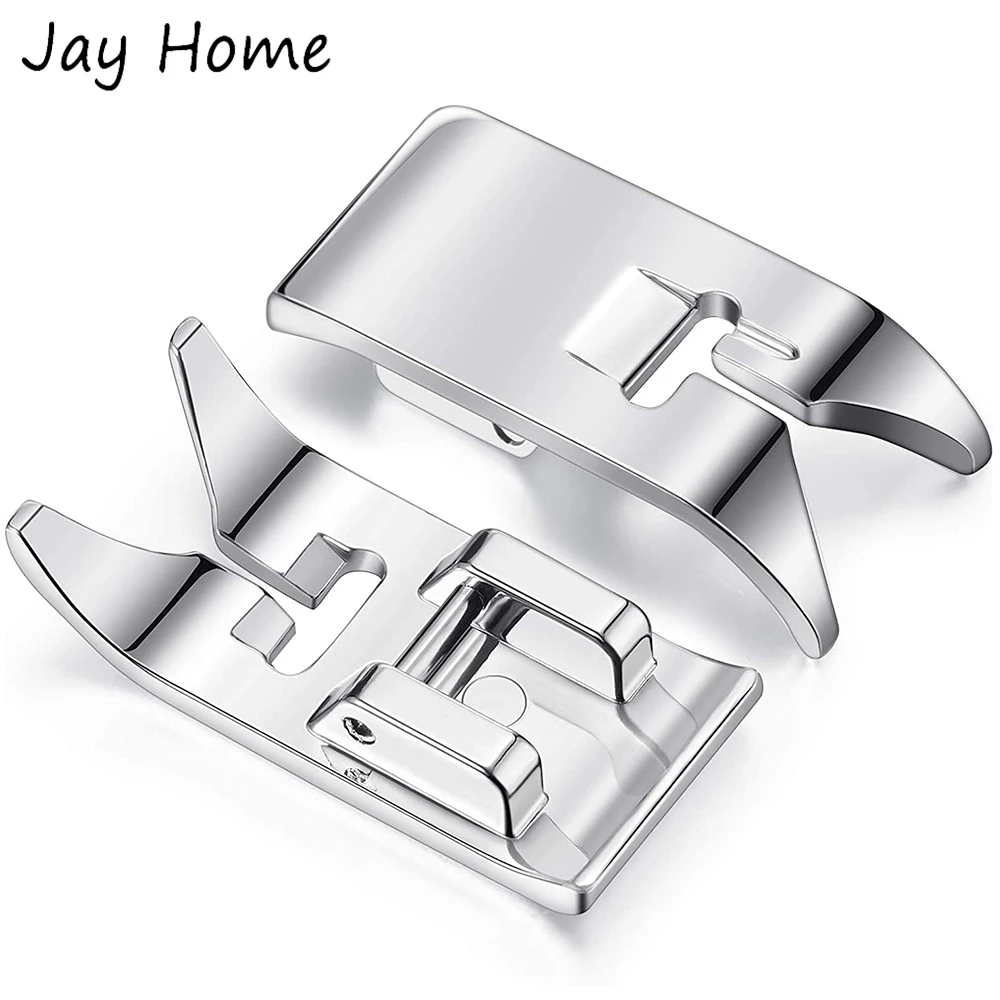 1Pc Sewing Machine Presser Foot Straight Stitch Snap On Presser Feet Universal Zig Zag Foot for Home Low Shank Sewing Machines