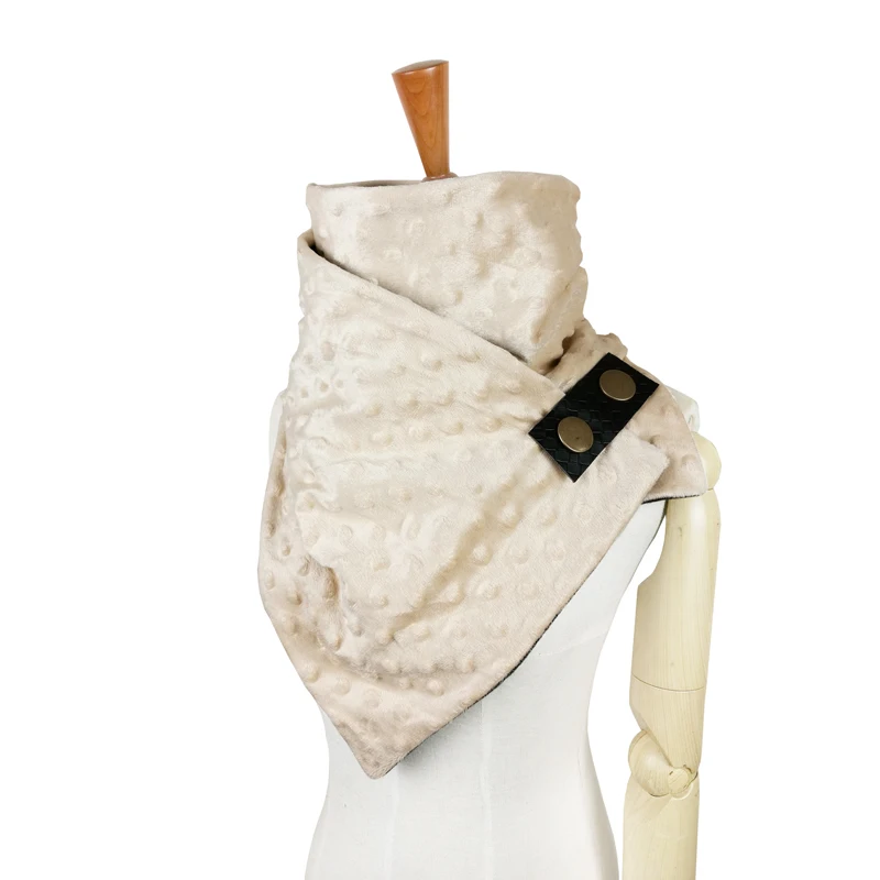 Кувертюра бренд Модные bufanda пончо и накидки горошек печати кольцо шарф для женщин с кожаными манжетами дизайн шарф аксессуары mujer