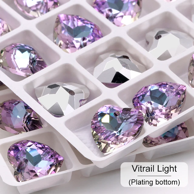 8/14.5MM Earring Making Gemstone High Quality Rhinestone For Pendant Women Jewelry Diamond Strass Charms For Neck Diy Crafts Vitrail light