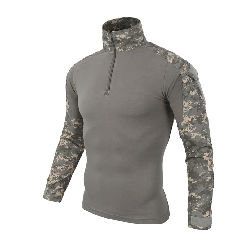 longa solider camisas do exército multicam uniforme