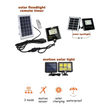 

120/100 LED Solar Light Super Bright Solar Motion Sensor Light Weatherproof Solar Lights Outdoor Wireless Solar Motion Security