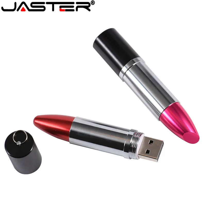 Флеш накопитель JASTER Shantou Metalen 5 Soorten в виде губной помады Usb флеш 4 ГБ 16 32 64 usb 2 0 диск