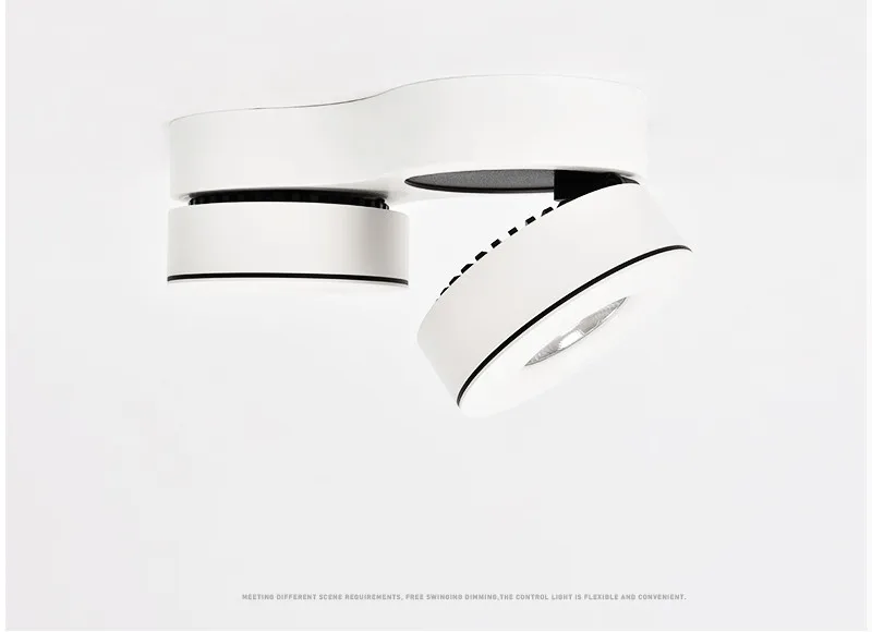 明装射灯可调角度led天花灯服装店铺商用豆胆斗胆灯吸顶双头射灯-tmall_09 - 副本