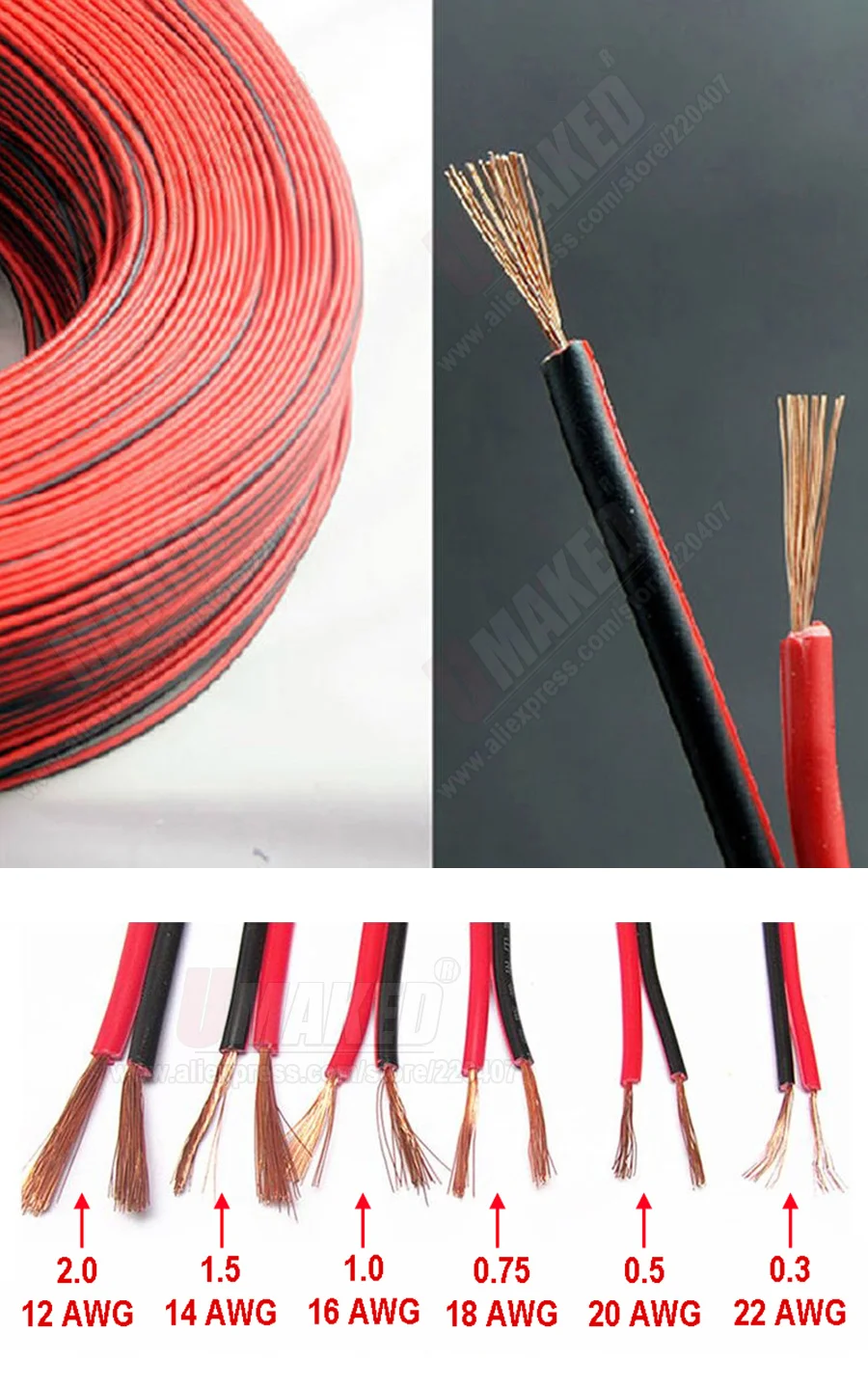 20AWG Copper Wire 2 Black and 2 Red Patch Cords 16 inch Tetra-Teknica TMA007 Alligator Clips Test Lead Set 