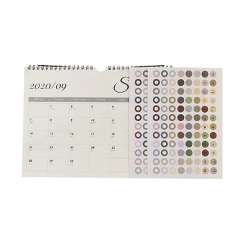 

1 Pc Wall Calendar Flip Calendar Daily Calendar Schedule Calendar Paper Calendar for Store Gift Home Wall
