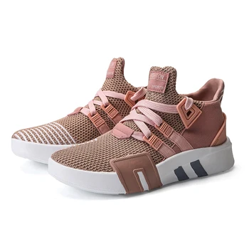 

New Fashion Couples Casual Sneakers Men Running Shoes Flyknit Breathable Men Casual Shoes Zapatos De Hombre Men Sneakers 35-44