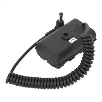 

Battery accessories F550 Dummy Battery Power Supply Adapter DC Bend Heads Spring Cable Accessory for Photograph Light Monitor
