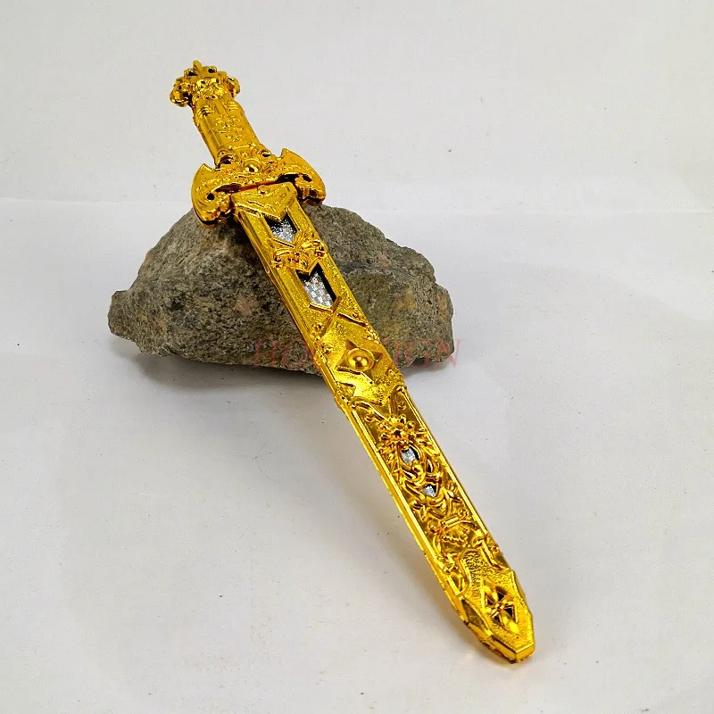 Length 27cm props sword Children Plastic Swords Toy Swords Performance Props Swords Belted Swords Princes Swords Toy Sword 2021 3