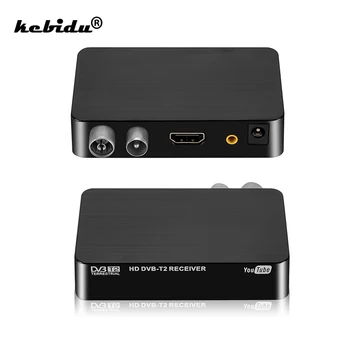 

kebidu Mini USB2.0 HDMI DVB-T2 Tuner Receiver Satellite Decoder Digital TV Box TV Tuner HD 1080P DVB T2 For Monitor Adapter